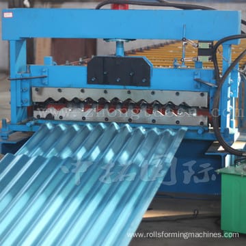 Galvanized Corrugated Panel Roll Forming Machine