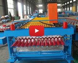 Corrugated roof steel roll forming machine colored steel tile making machine
